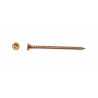 Vis "agglo" Tête Fraisée 3.5x40 Filetage Total - Torx 10 - Zingué Jaune - 1000pcs