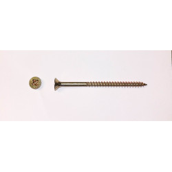 copy of Vis "agglo" Tête Fraisée 3.5x35/24 Filetage Partiel - Pozi - Zingué Jaune - 1000 pcs