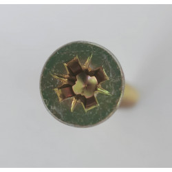 copy of Vis "agglo" Tête Fraisée 3.5x35/24 Filetage Partiel - Pozi - Zingué Jaune - 1000 pcs