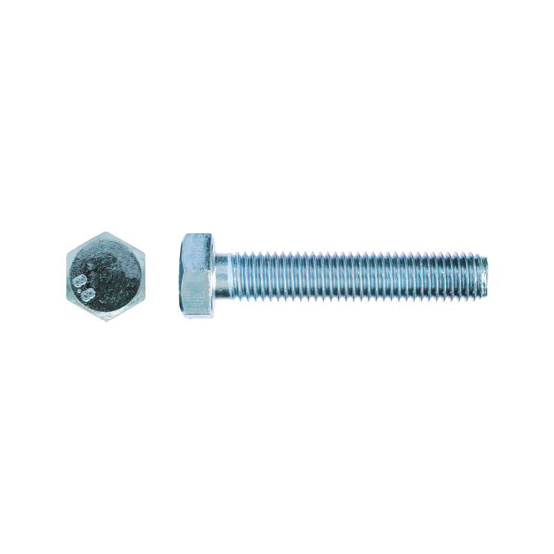 copy of Vis Tête Hexagonale DIN933 Filetage total acier standard Zingué M10-50 Classe 8.8